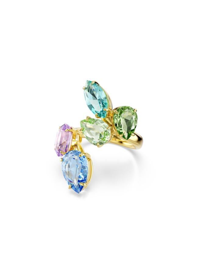 SWAROVSKI Gema Gold Tone Plated Open Ring (Size 58) - Image 1